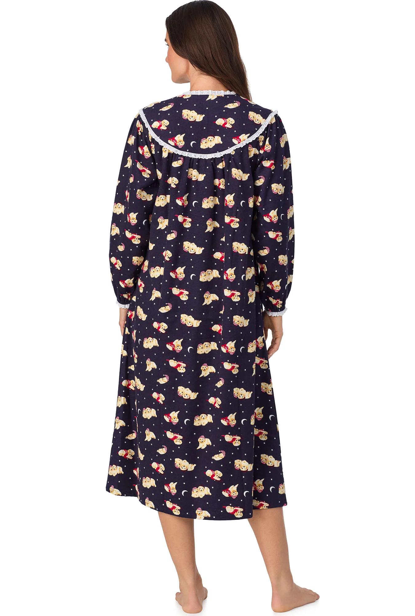 Cuddly Labs Flannel Gown - Image 4