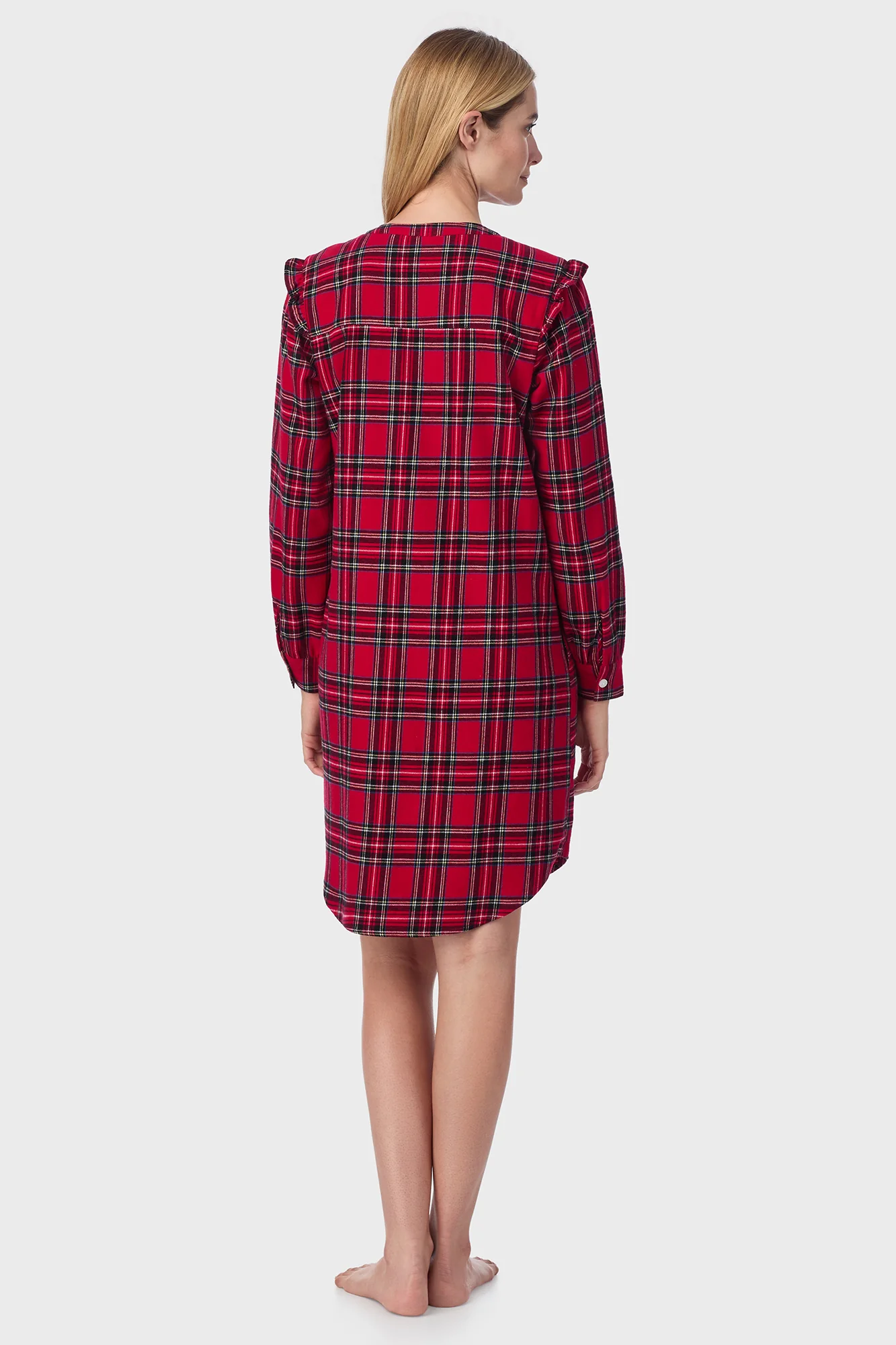 Red Tartan Womens Nightshirt - Image 4