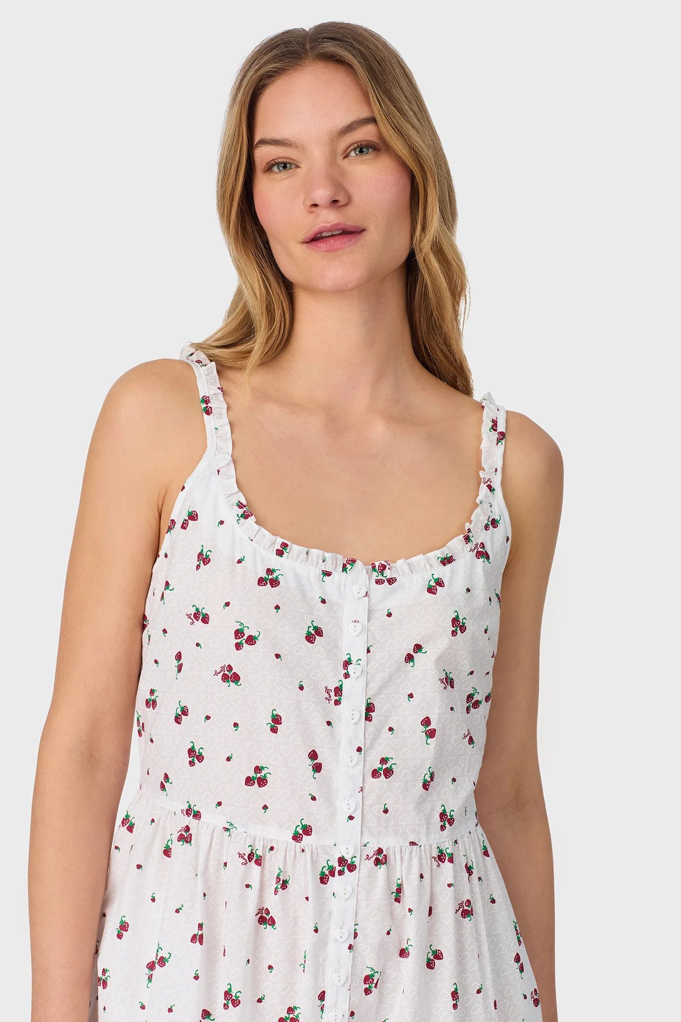 Strawberry Jubilee Cotton Lawn Sundress - Image 3